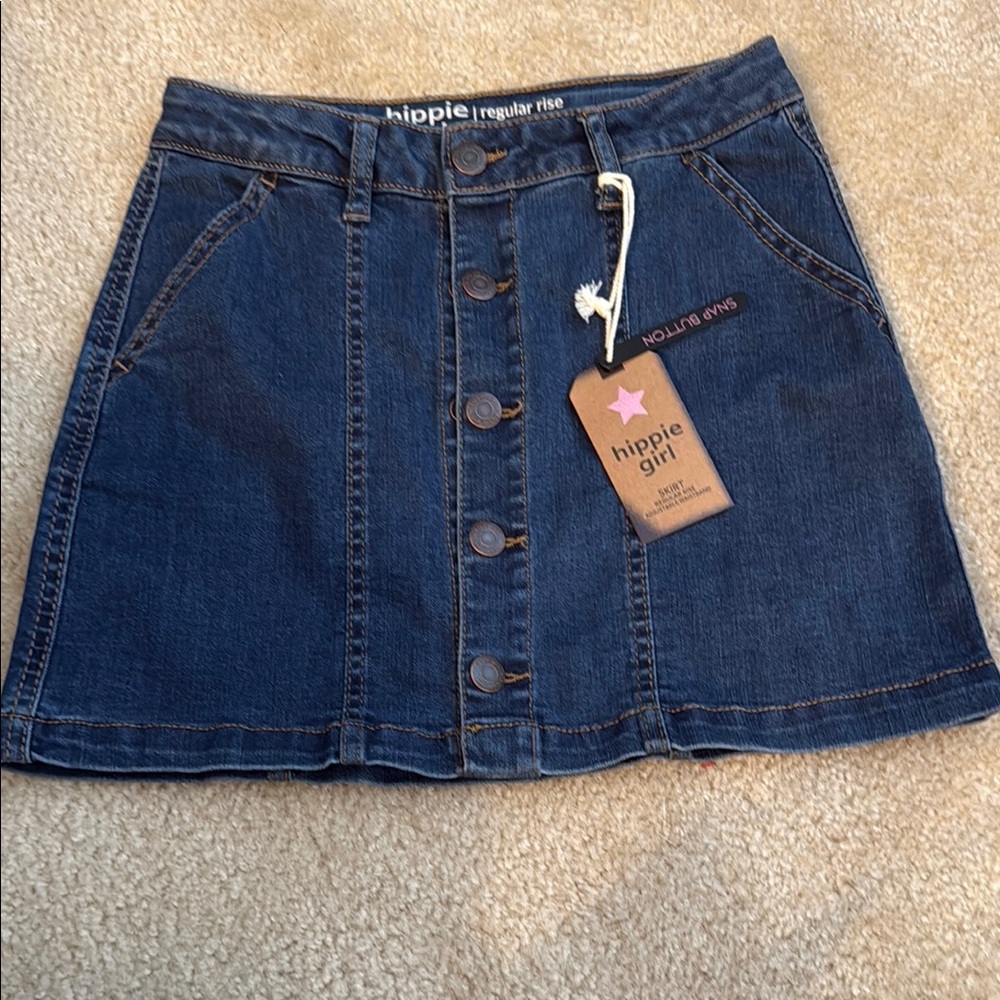 Blue Denim Skirt
